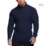 Pull col roulé élégant homme