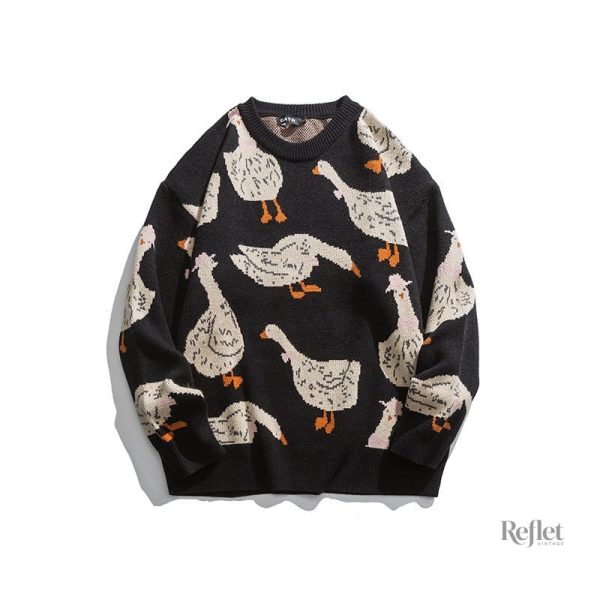 pull-coton-homme-vintage-1 Pull Vintage Coton Homme, style rétro