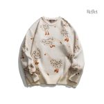 Pull vintage élégant en coton pour homme
