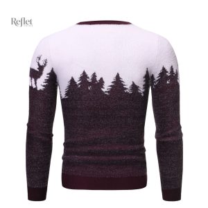 Pull de Noël rétro pour hommes, style vintage