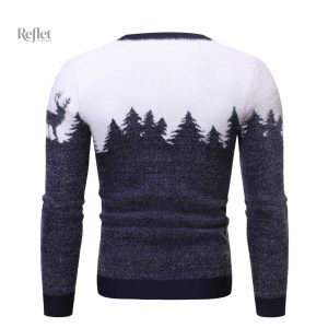 Pull homme vintage à thème de Noël, design original