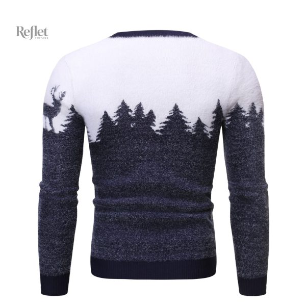 Pull homme vintage à thème de Noël, design original