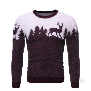 Pull de Noël pour homme, look rétro et festive
