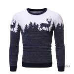 Pull vintage pour les fêtes, style homme décontracté