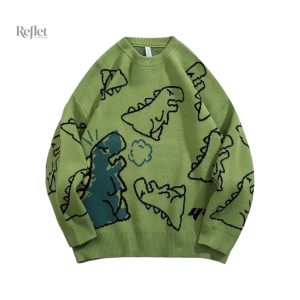 Pull Dinosaure Vintage pour homme