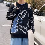 Pull décontracté rétro pour les amateurs de dinosaures