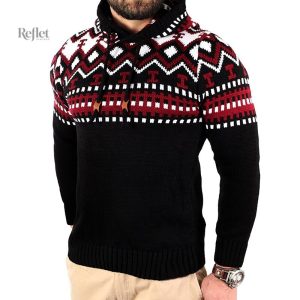 Pull en laine vintage pour homme