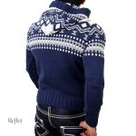 Pull en laine rétro pour homme