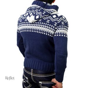 Pull en laine rétro pour homme
