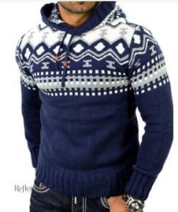 Pull vintage, coupe moderne en laine