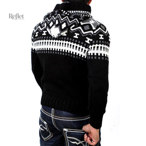 Vêtement vintage homme, pull en laine doux