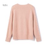 Pull vintage femme en mail doux et confortable