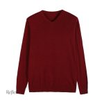 Pull vintage homme, couleur bleue sombre