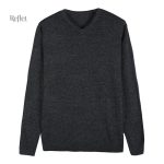 Pull rétro pour homme, couleur bleu marine