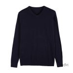 Pull vintage pour homme en bleu foncé