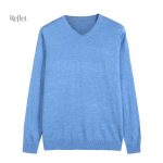 Pull vintage bleu marine en laine