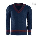 Pull décontracté en V pour homme