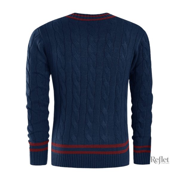 Pull homme coupe vintage, léger et confortable