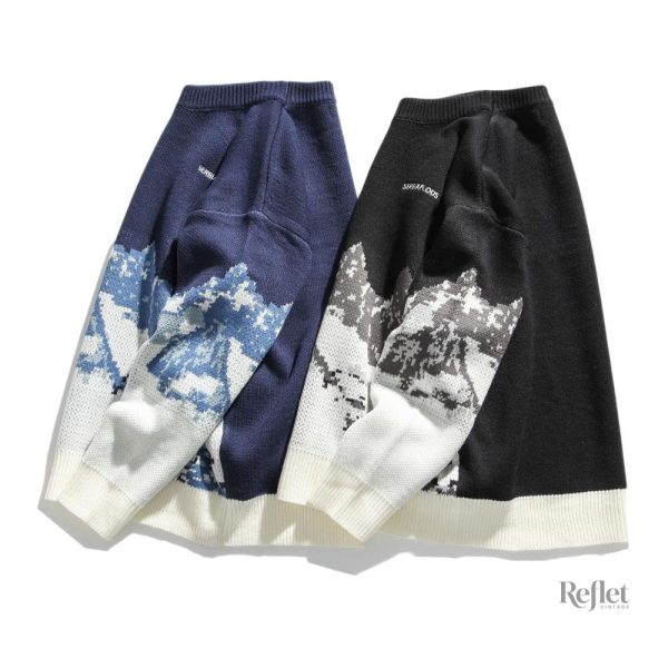 Pull femme style rétro, parfait pour les journées fraîches