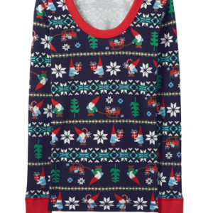 Pull vintage femme Noël au design rétro festif
