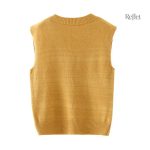 Modèle de pull sans manche aux accents rétro