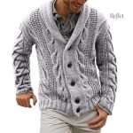 Pull homme en tricot épais tendance vintage