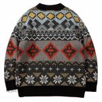 Pull vintage femme, design hippie et couleurs attrayantes
