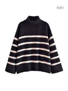 Vêtement chaud femme, pull vintage pour un look d'antan