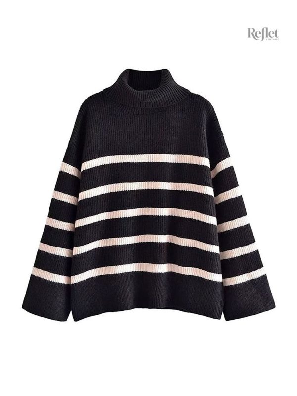 Vêtement chaud femme, pull vintage pour un look d'antan