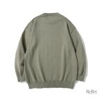 Pull Vintage Noir à Manches Longues