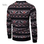 Pull homme hiver avec design rétro élégant
