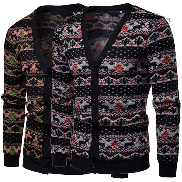 Pull vintage pour homme, tendance hiver confortable