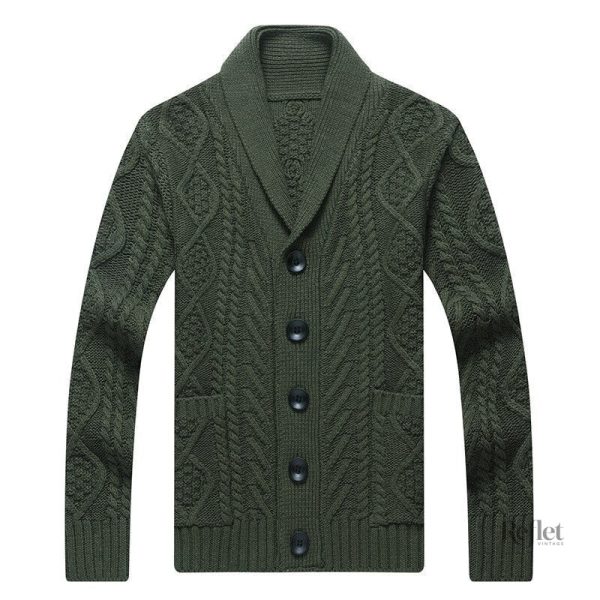 Haut en maille vintage pour homme, style classique