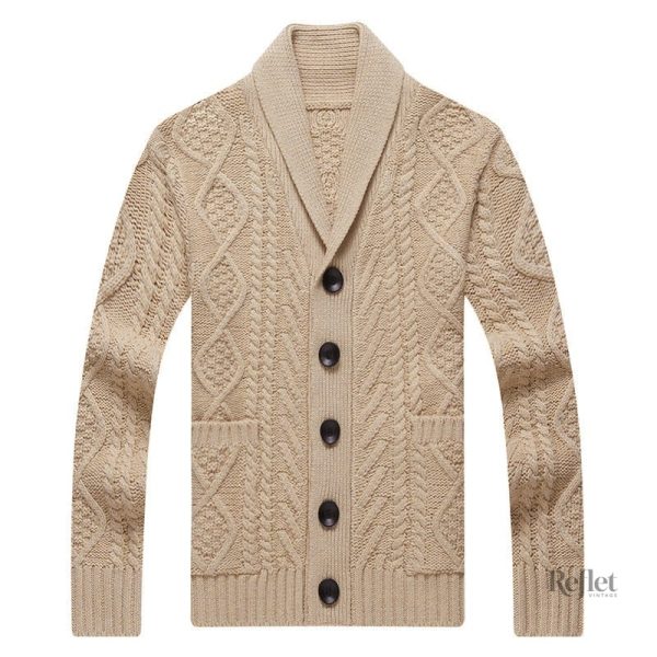 Pull homme tendance, vintage avec motif unique