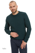 Pull vintage homme en maille colorée et stylée
