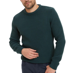 Pull vintage homme en maille colorée et stylée