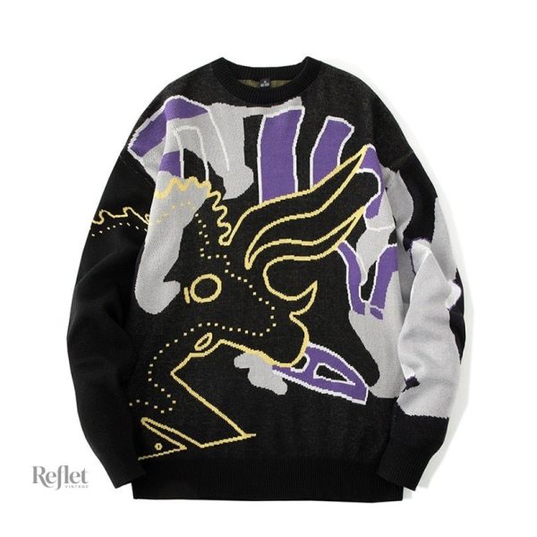 pull-homme-vintage-90-1 Pull vintage homme style années 90 en coton doux et confortable