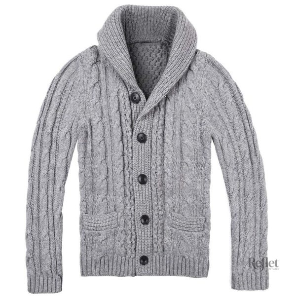 Pull vintage masculin au look décontracté et élégant