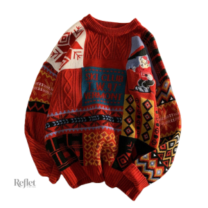 Pull femme vintage, ample et chic pour un style unique