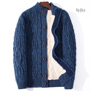 Pull large vintage pour homme, style décontracté