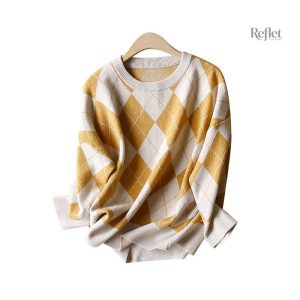 Pull Vintage Femme en maille douce et chic