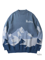 Pull Montagne Vintage pour femme