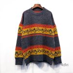 Pull vintage femme à motif élégant et rétro
