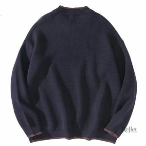 Pull vintage en laine douce pour femmes