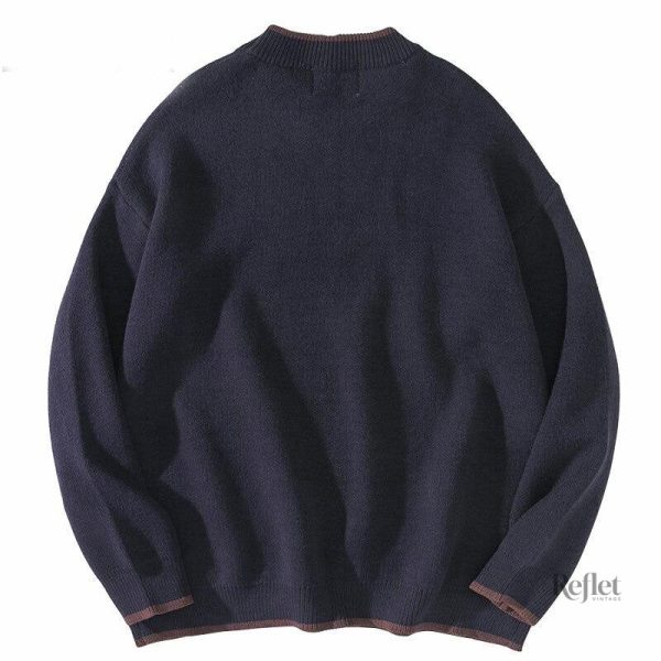 Pull vintage en laine douce pour femmes