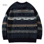 Pull femme oversize à la coupe vintage élégante