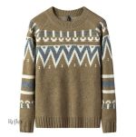 Pull vintage pour homme, design oversize tendance