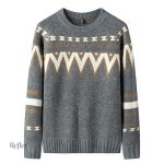 Pull homme vintage, style rétro confortable