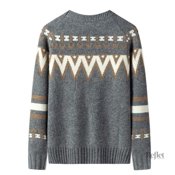 Pull vintage homme, coupe ample et stylée
