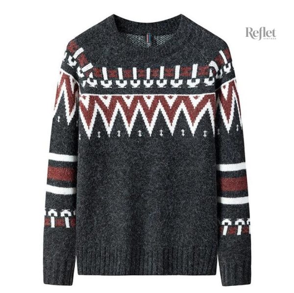 Pull oversize pour homme, inspiration vintage